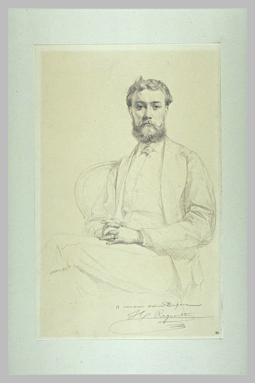 Portrait de M. Arthur Foucques Duparc - Par Henri REGNAULT Le LOUVRE